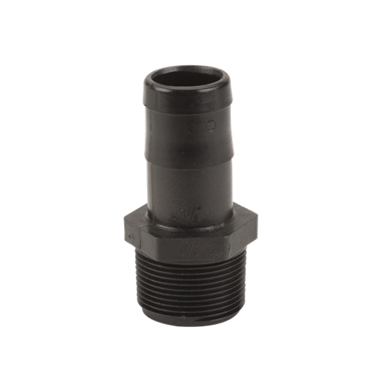 Picture of KING NIPPLE POLY HB125 1-1/4" MPT X 1-1/4" HOSE BARB